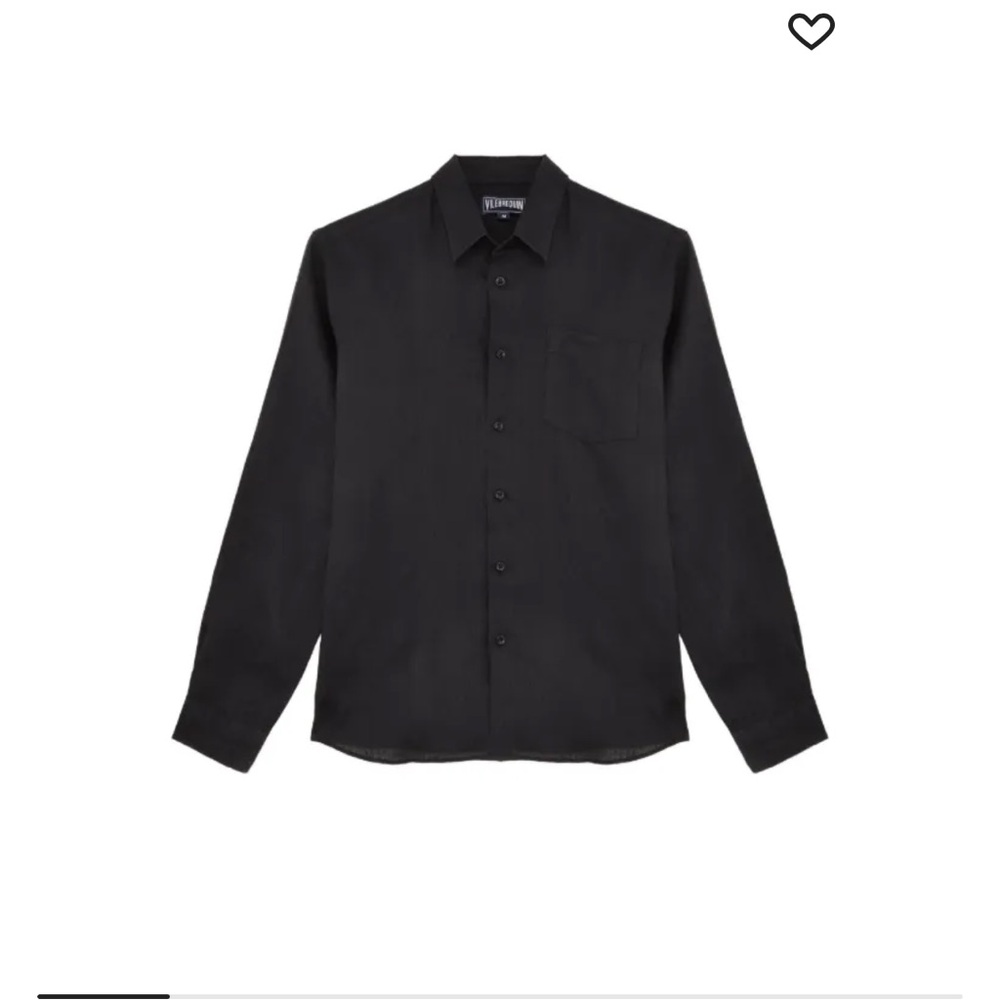 Vilebrequin Black Linen Shirt